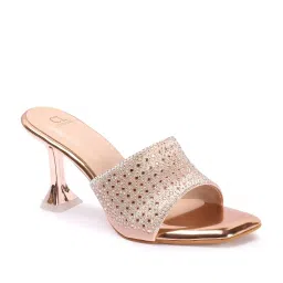 Carlton London Women's Rose Gold Casual Stilettos image 2