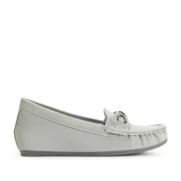 Carlton London Women's Grey Casual Loafers image 2