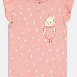 Miniklub Girls Multi Printed Knit Top image 5