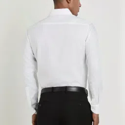 Allen Solly White Cotton Regular Fit Shirt image 2