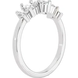 Sparkles Lab Grown Diamond 14k (585) White Gold Ring Women image 2