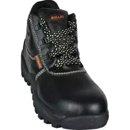 Payuh Steel Toe Staff Safety Shoes High Ankle Size UK-10 Black-picture-35