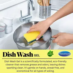 TetraClean 5 L Manual Dishwash Liquid Lemon Fragrance All Purpose Dish Cleaning, Tetra_12 image 4