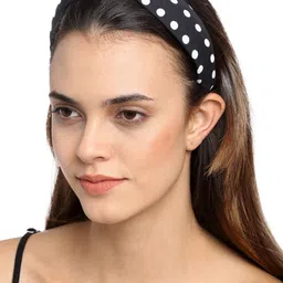 YouBella Black Printed Hairband-image-73