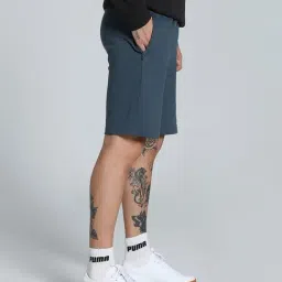 Puma Grey Cotton Regular Fit Sports Shorts image 3