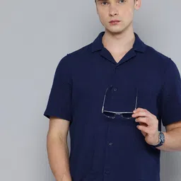 Levis Pure Cotton Textured Relaxed Fit Casual Shirt-image-5