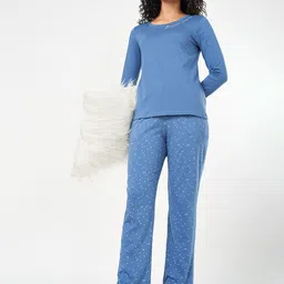 Dreamz by Pantaloons Printed Pure Cotton Lounge Tshirt image 2