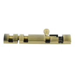 Decorio Xylo Tower Bolt S.S Knob 101.6 mm (4 Inch) Antique Brass Finish, 3100761.02-image-33