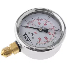 Sferaco G 1/4 Analogue Pressure Gauge 25 bar Bottom Entry 63 mm Outside Diameter UKAS, 1613008-picture-18