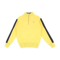 Palm Tree by Gini & Jony Kids Yellow Cotton Sweater-picture-37