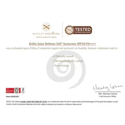 BRILLIX SPF 50+ PA++++ Sunscreen With Vitamin C- 50 ml image 2