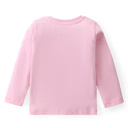 Babyhug Disney Cotton Knit Full Sleeves Night Suit with Minnie Mouse Graphics Pack of 2 - Multicolour image 3