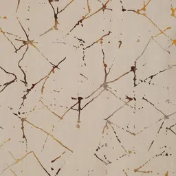 SOKNACK Beige & Gold-Toned Set of 2 Black Out Window Curtain image 3