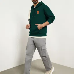 NOBERO Men Graphic Oversized Sweatshirt image 2