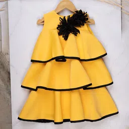 TOPLOVE Girls Sleeveless Layered Peplum Dress image 5