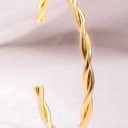 19TH JULY JEWELS Gold-Plated Kada Bracelet image 4