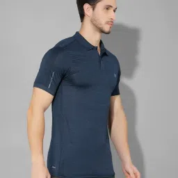 Force NXT Navy & Grey Regular Fit Sports Polo - Pack Of 2 image 2