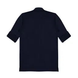 Cavio Boys Navy Solid Full Sleeves Shirt image 2