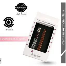 Venihea Espresso Artificial Nails - Set of 24 image 2