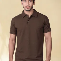 Divra Clothing Men Polo Collar Slim Fit T-shirt-picture-33