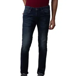 Spykar Dark Blue Slim Fit Low Rise Jeans-picture-27