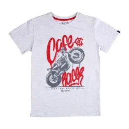 Gini & Jony Boys Grey Printed T-Shirt-picture-34