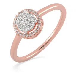 Malabar Gold and Diamonds 18k Rose Gold & Diamond Mine Ring for Women-picture-38