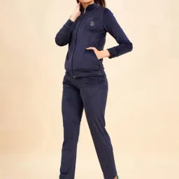 Sweet Dreams Navy Polyester Regular Fit Pyjama Set image 3