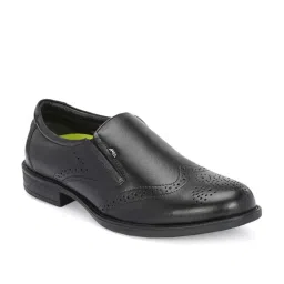 Hitz Men's Black Formal Loafers image 2