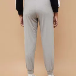 KAPPA Grey Cotton Mid Rise Sports Joggers image 2