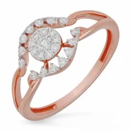 Malabar Gold and Diamonds 18k IGI Certified Diamond Rose Gold Ring for Women-picture-42