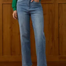 U.S. Polo Assn. Blue Cotton Straight Fit Jeans-picture-26