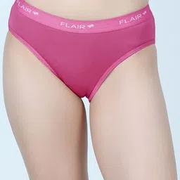 SHYAM SONS FLAIR Pack Of 3 Women Mid Rise Outer Elastic Bikini Briefs image 4