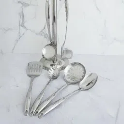 Culinex by thinKitchen Silver Stainless Steel Kitchen Tool Set of 7 image 3