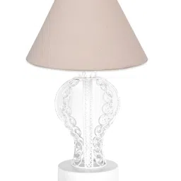 Homesake Grey Metal Table Lamp image 2