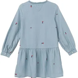 TOMMY HILFIGER Denim Medium Printed Regular Fit Dress image 2