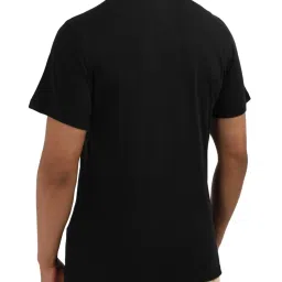 Tommy Hilfiger Black Cotton Solid Men Slim Fit T-Shirt image 2
