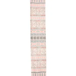 Romee Cream Polyester Geometric Runners image 2