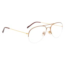 Ted Smith Brown Aviator Unisex Eye Frames image 2