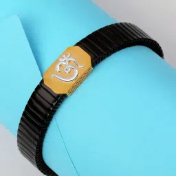 Candere by Kalyan Jewellers BIS Hallmark 14K (585) Pure Yellow Gold Flexi Bracelet for Men image 2