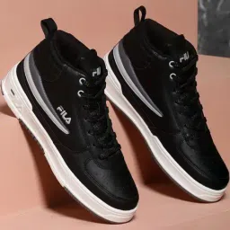 Fila Men's Black Ankle High Sneakers-picture-39