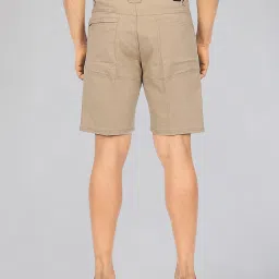 Wrangler Beige Regular Fit Solid Bermuda Shorts image 2