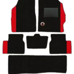 Elegant Duo Black And Red Carpet Car Mat Compatible With Tata Safari 2021 7 Seater Auto-image-56