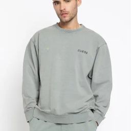 Guess Green Fashion Printed Regular Fit Sweatshirt-picture-33