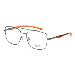 IDEE Grey Rectangular Eye Frames for Men-picture-13