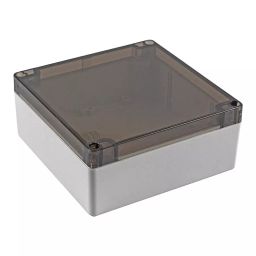 HAMMOND Plastic Enclosures SMALL ENCLOSURE, PC, GREY/CLEAR, 1554Q2GYSL-picture-12