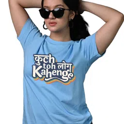 Tedhi Medhi Family Women Typography Printed Round Neck Cotton T-shirt-picture-25