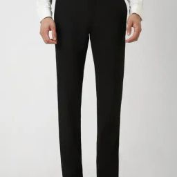 Van Heusen Black Slim Fit Trousers-picture-25