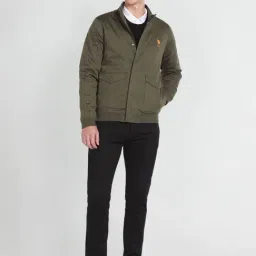 U.S. Polo Assn. Denim Co. Mid Olive Regular Fit Jacket image 5