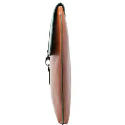 Tohl Tan & Green Solid Laptop Sleeve image 5